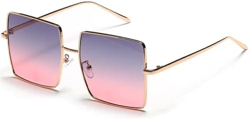 

Солнцезащитные очки в крупной оправе для женщин, модные солнцезащитные очки для мужчин, тонкие солнцезащитные очки для женщин, очки для активного отдыха и путешествий MTZJH, Purple Pink