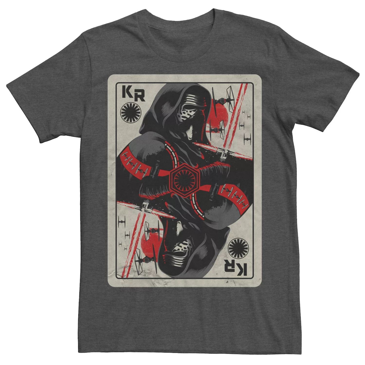 

Мужская футболка с игральными картами Star Wars Kylo Licensed Character