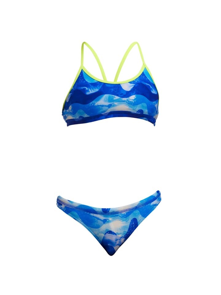 

Бикини Funkita Dive, цвет Bikini chlorresistentblau