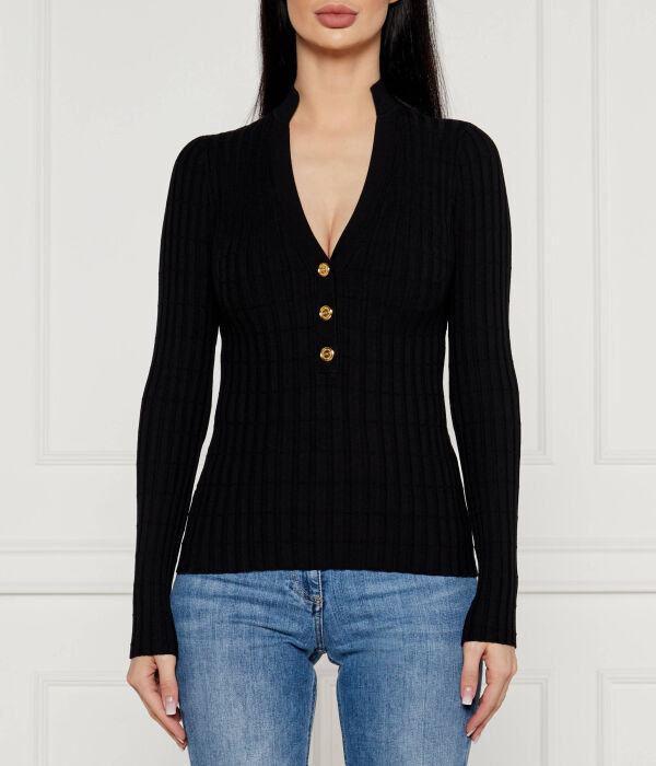 

Свитер Elisabetta Franchi Slim Fit, черный