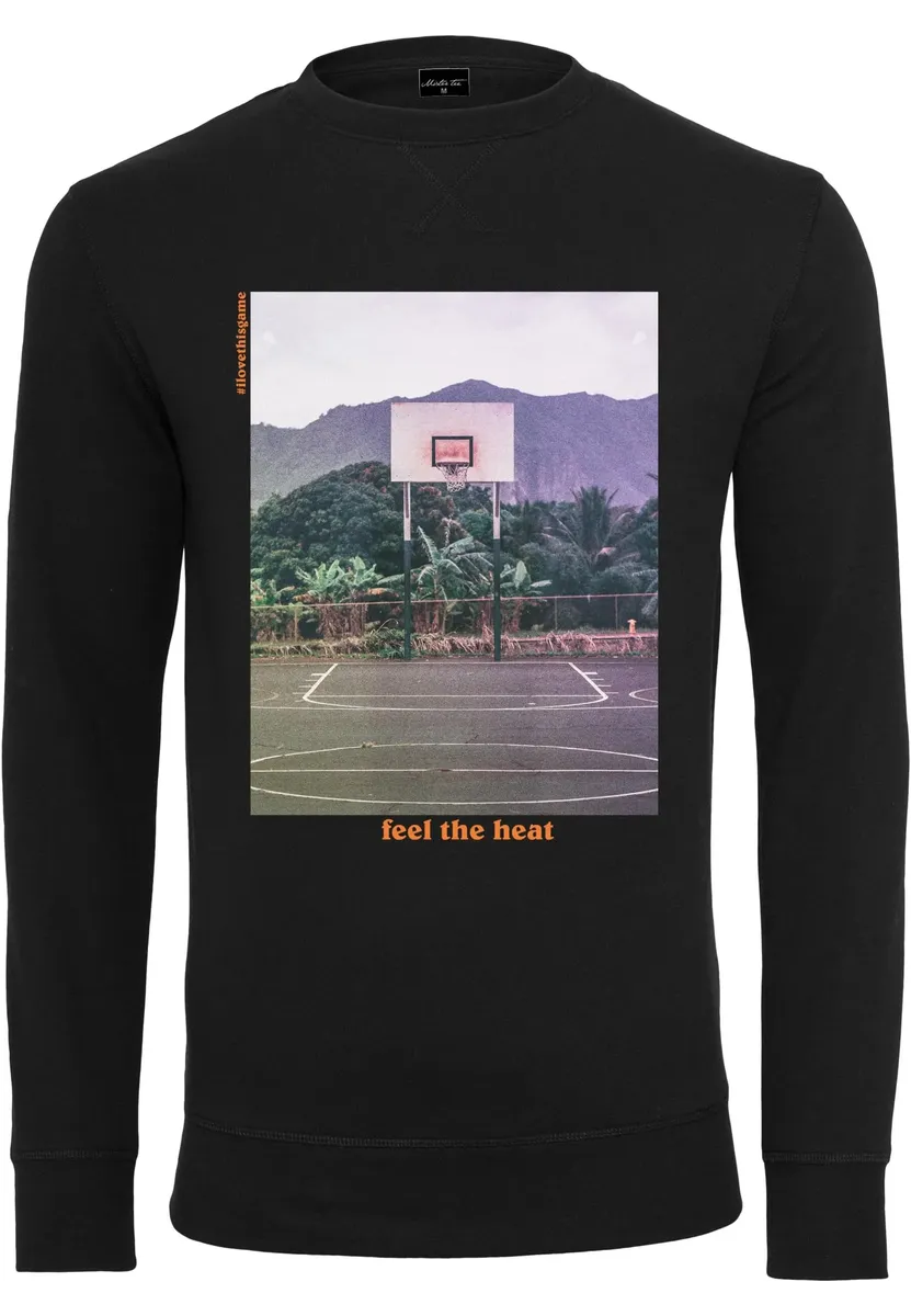 

Свитер MisterTee с круглым вырезом "MisterTee Men's Feel the Heat Crewneck", черный