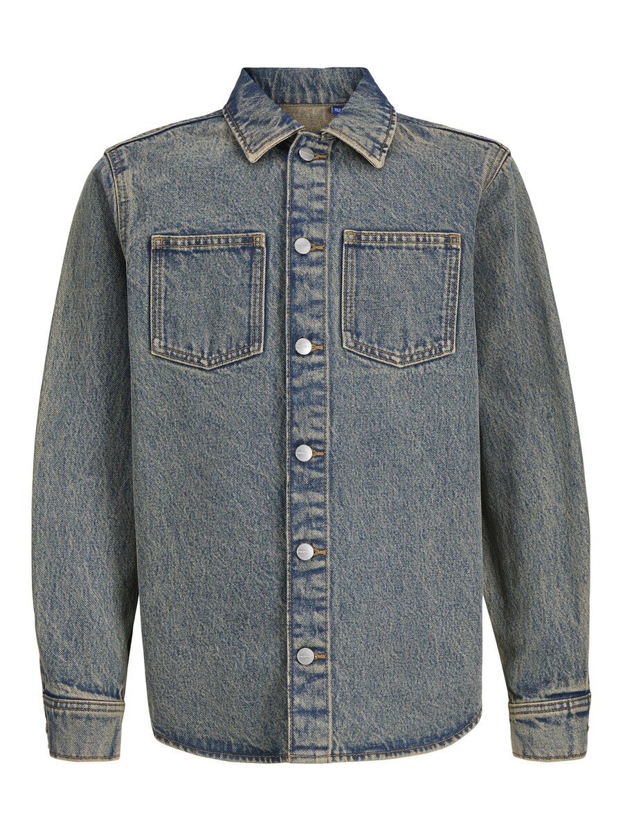 

Рубашка обычного кроя на пуговицах Jack & Jones Junior, синий