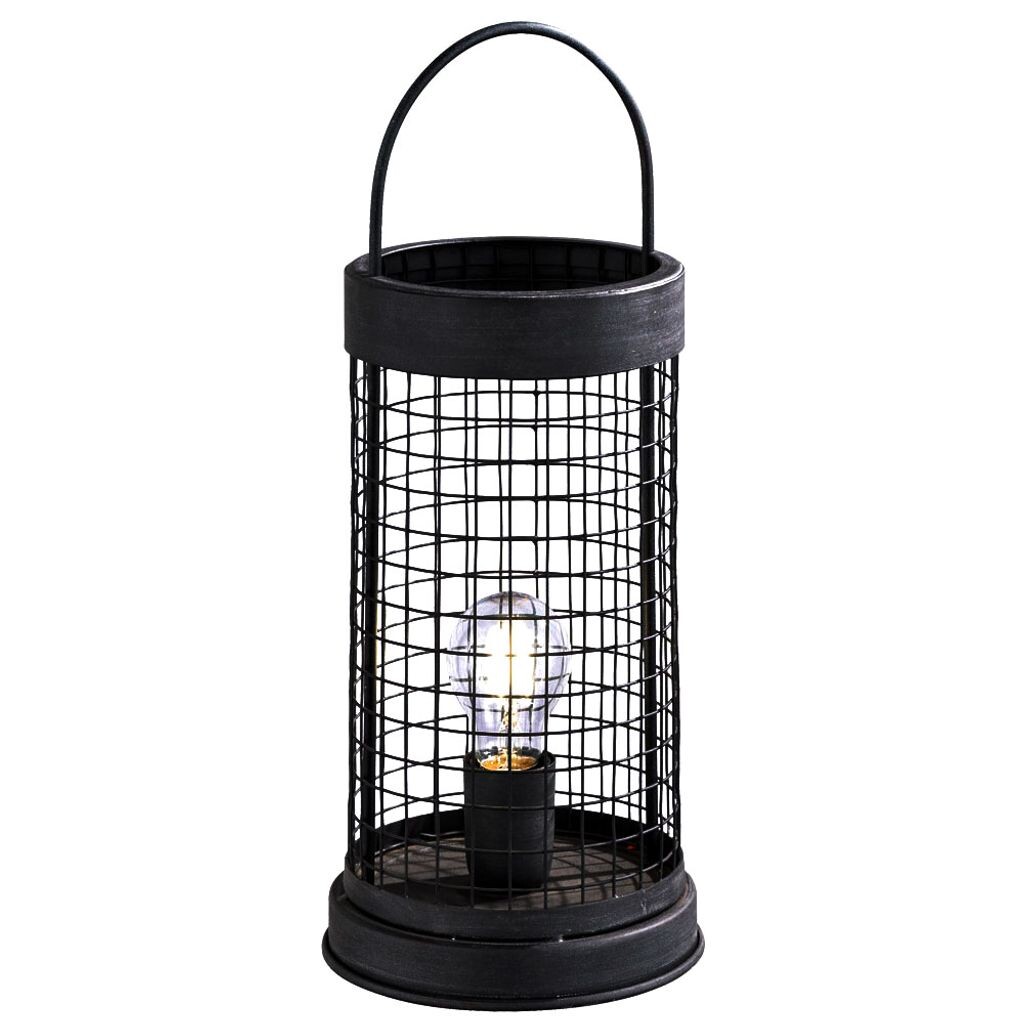 

Светодиодная настольная лампа RGB, сетчатый дизайн, черный, В 52 см etc-shop