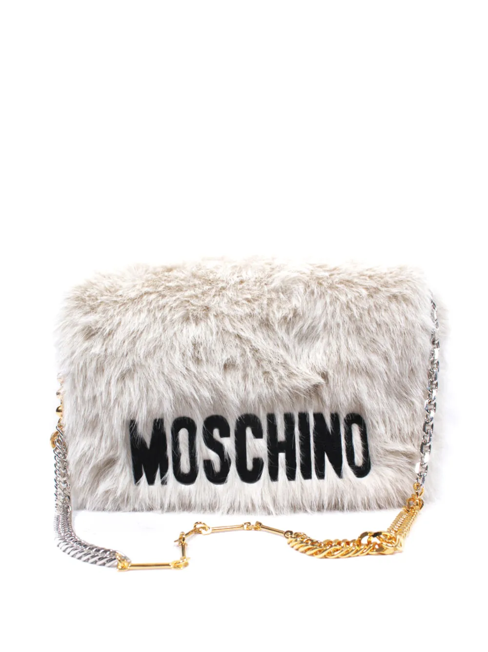 

Сумка на плечо с логотипом Moschino, белый
