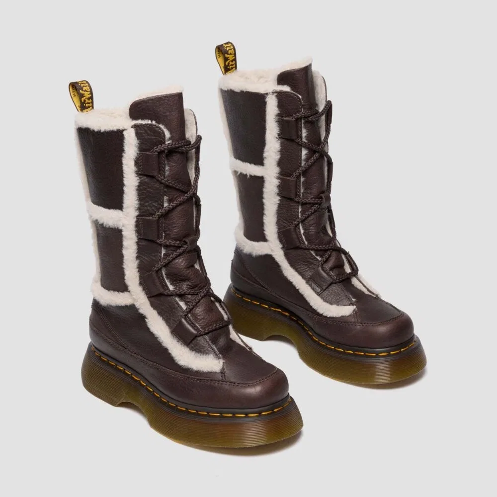 Мужские утеплённые ботинки Dr. Martens Burz Lace WL, коричневые — фото 4