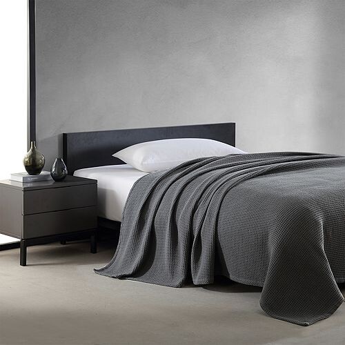 

Угольное одеяло из вафельной ткани Vera Wang, цвет Gray