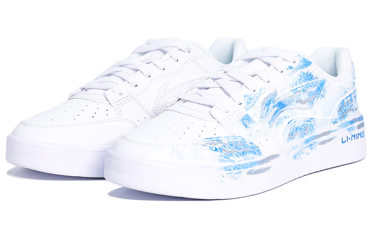 

Acer Truncatum нескользящие, устойчивые к истиранию, увеличивающие рост низкие кроссовки для скейтбординга unisex LINING, синий/розовый