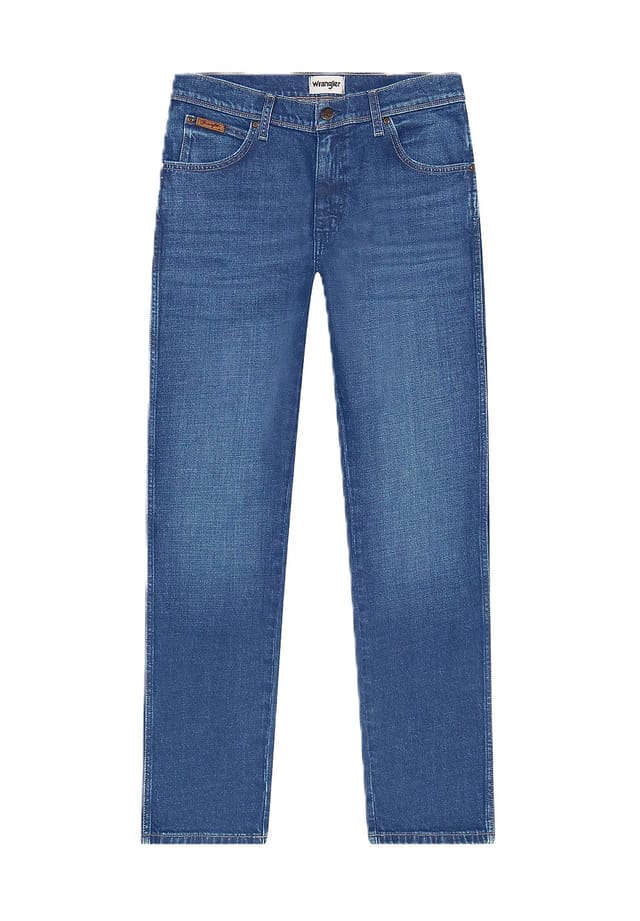 

Джинсы "texas slim" с боковыми карманами Wrangler, синий