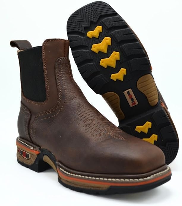 Ботинки King Welt Buffalo Razor 3060 Chelsea, легкие, без шнурков, с мягким носком, для тяжелых условий, с квадратным носком Generic, initial — фото 2