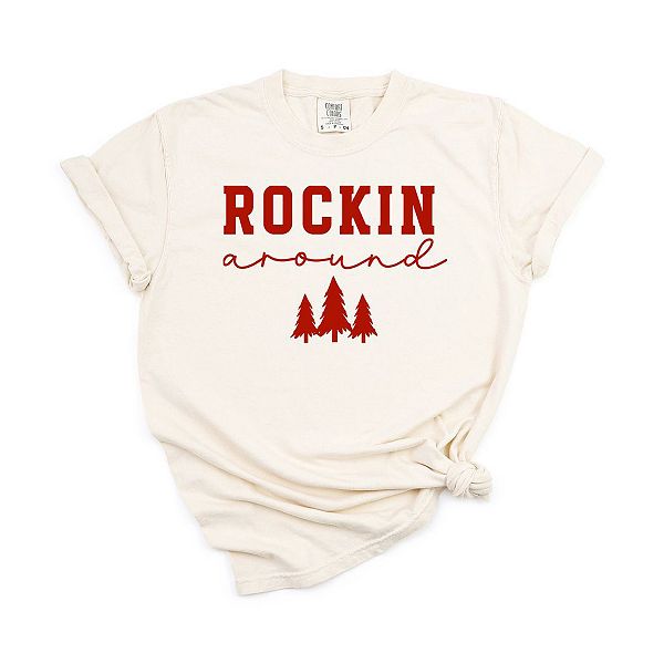 

Футболка Rockin' Christmas Tree, окрашенная в готовом виде Simply Sage Market, Зеленый, Футболка Rockin' Christmas Tree, окрашенная в готовом виде Simply Sage Market