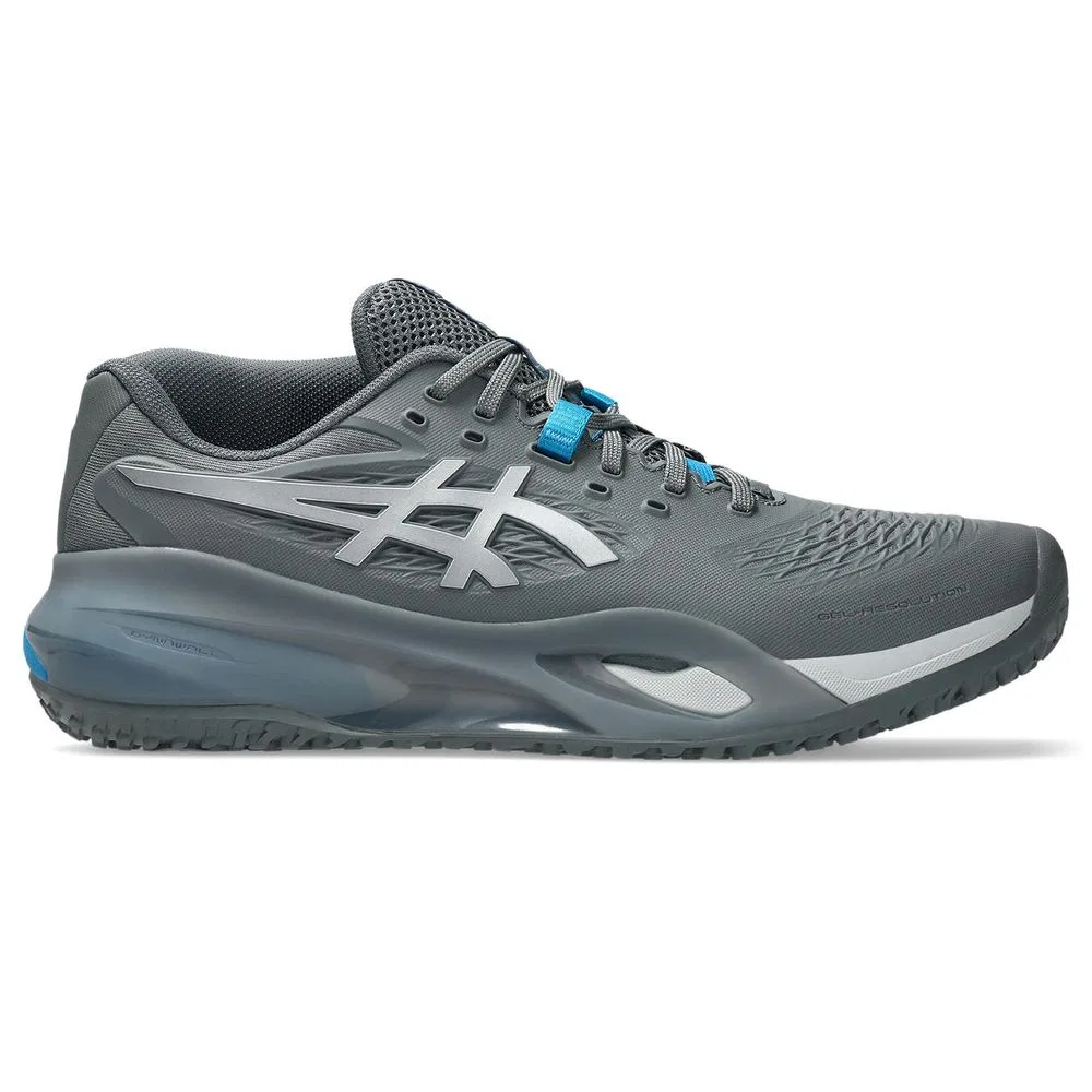 Мужские теннисные кроссовки «GEL-Resolution X OC Wide» от ASICS, Steelgrey-Puresilver(020)