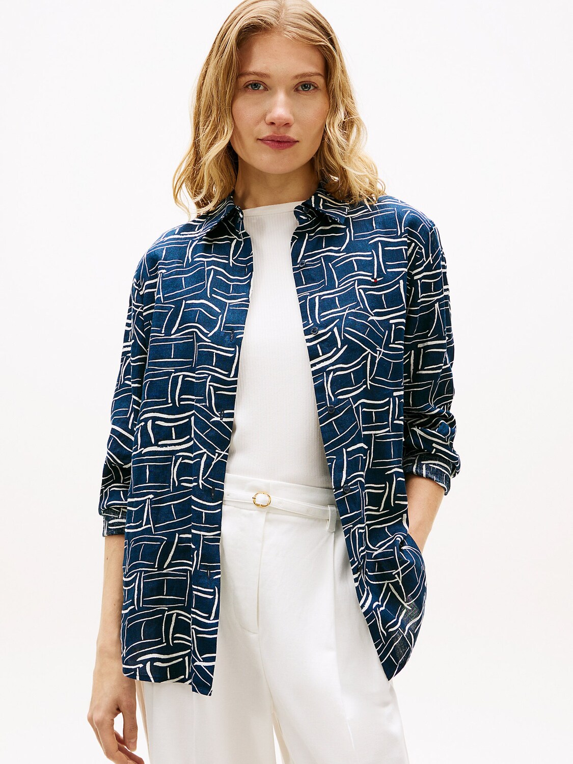 TOMMY HILFIGER Рубашка в цвете Navy — фото 2