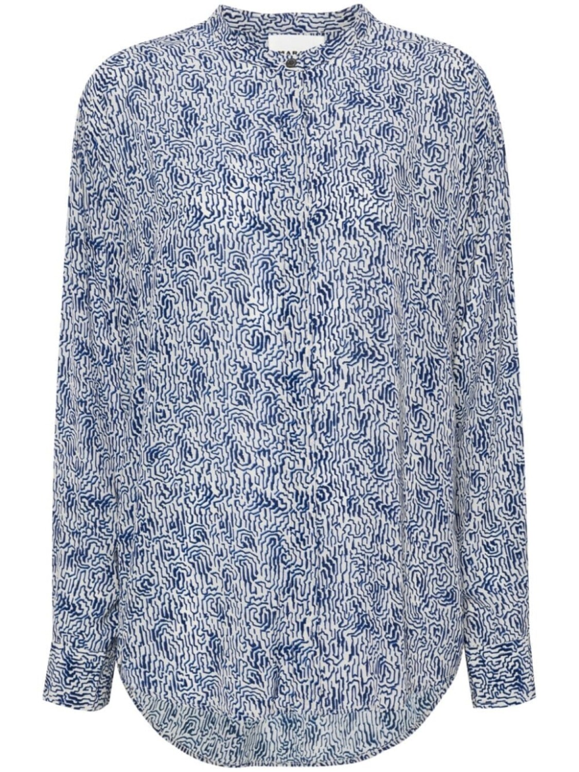 

Marant Étoile рубашка Catchell с абстрактным принтом, синий