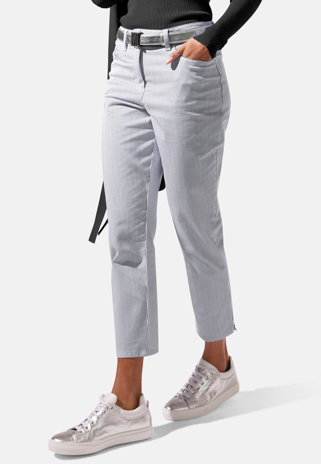 

Джинсы облегающего кроя GESTREIFTE MADELEINE, черный