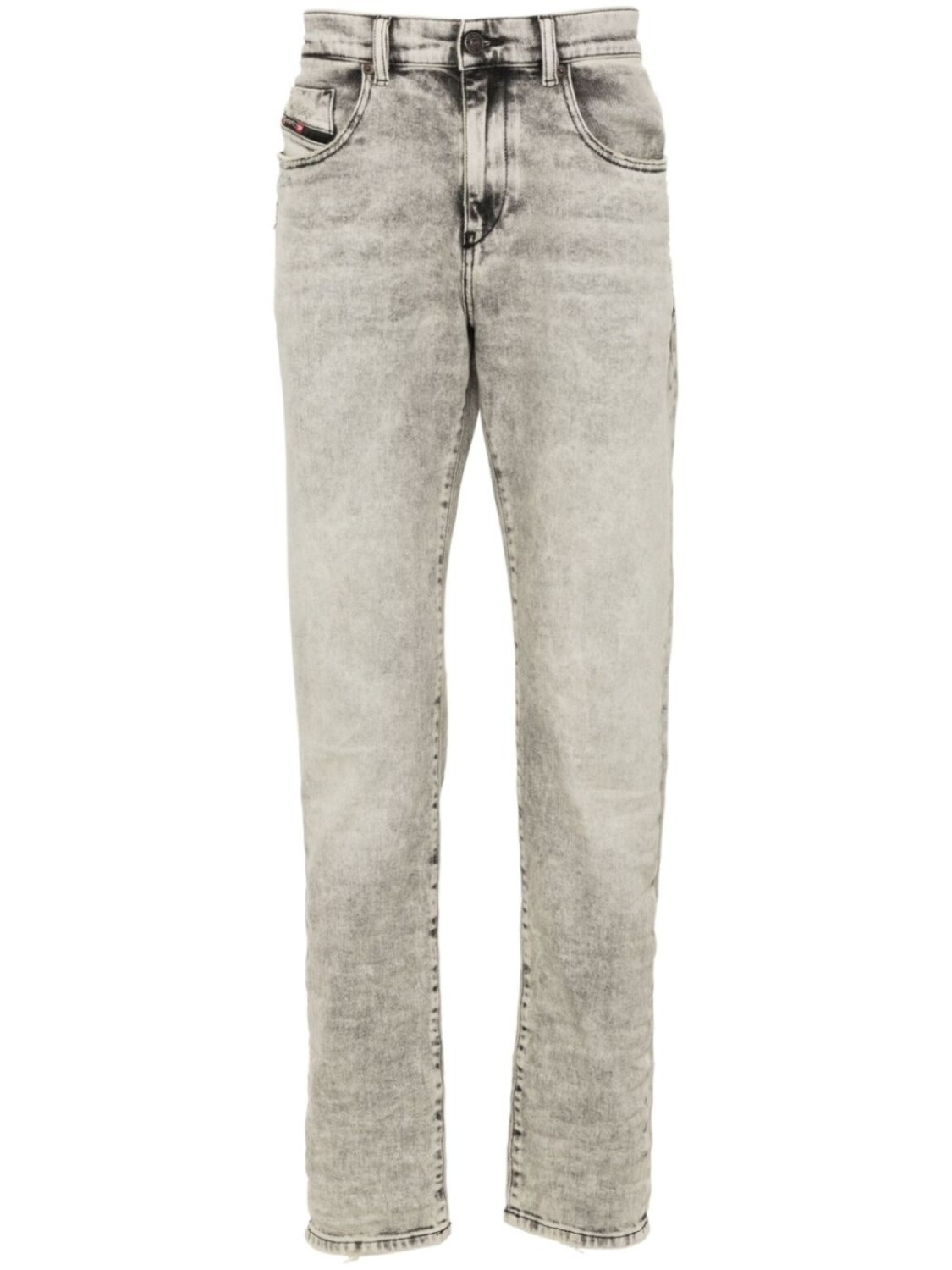 

Diesel узкие джинсы D-Strukt средней посадки, серый