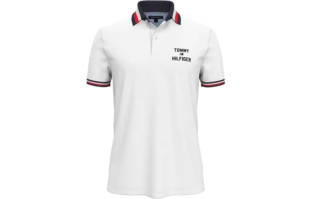 

Рубашка поло мужская белая Tommy Hilfiger, белый