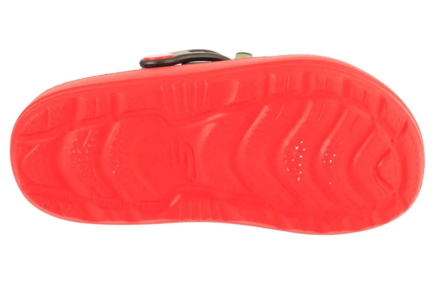 Тапочки для бассейна, с динозаврами, Skechers, красный — фото 4
