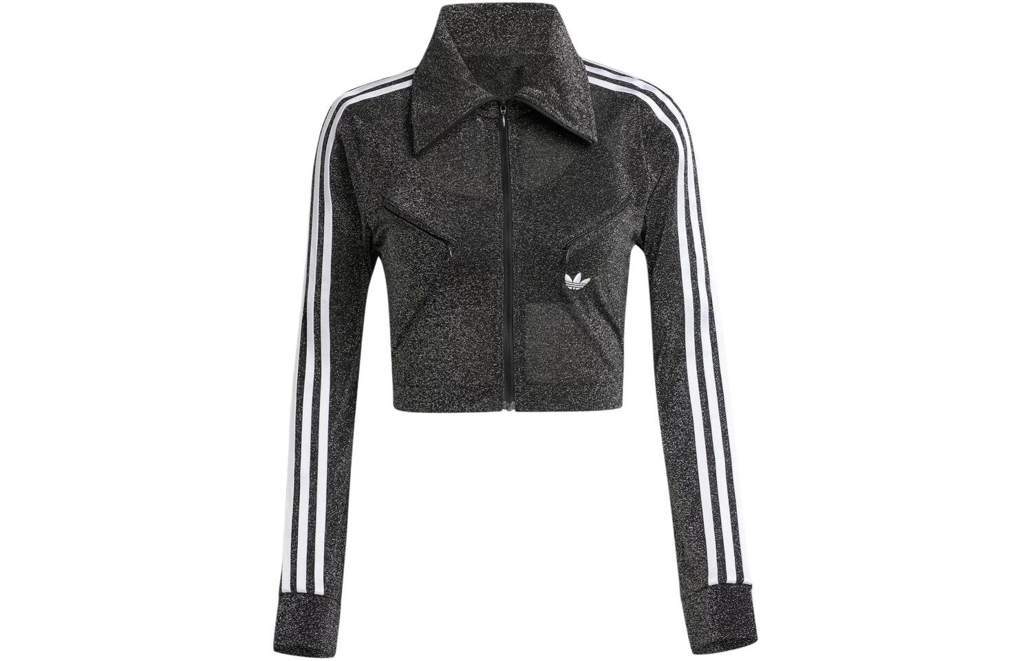 Adidas Originals Женская Премиум Спортивная Куртка Montreal Черная, Черное Пальто и Спортивное Белье — фото 2