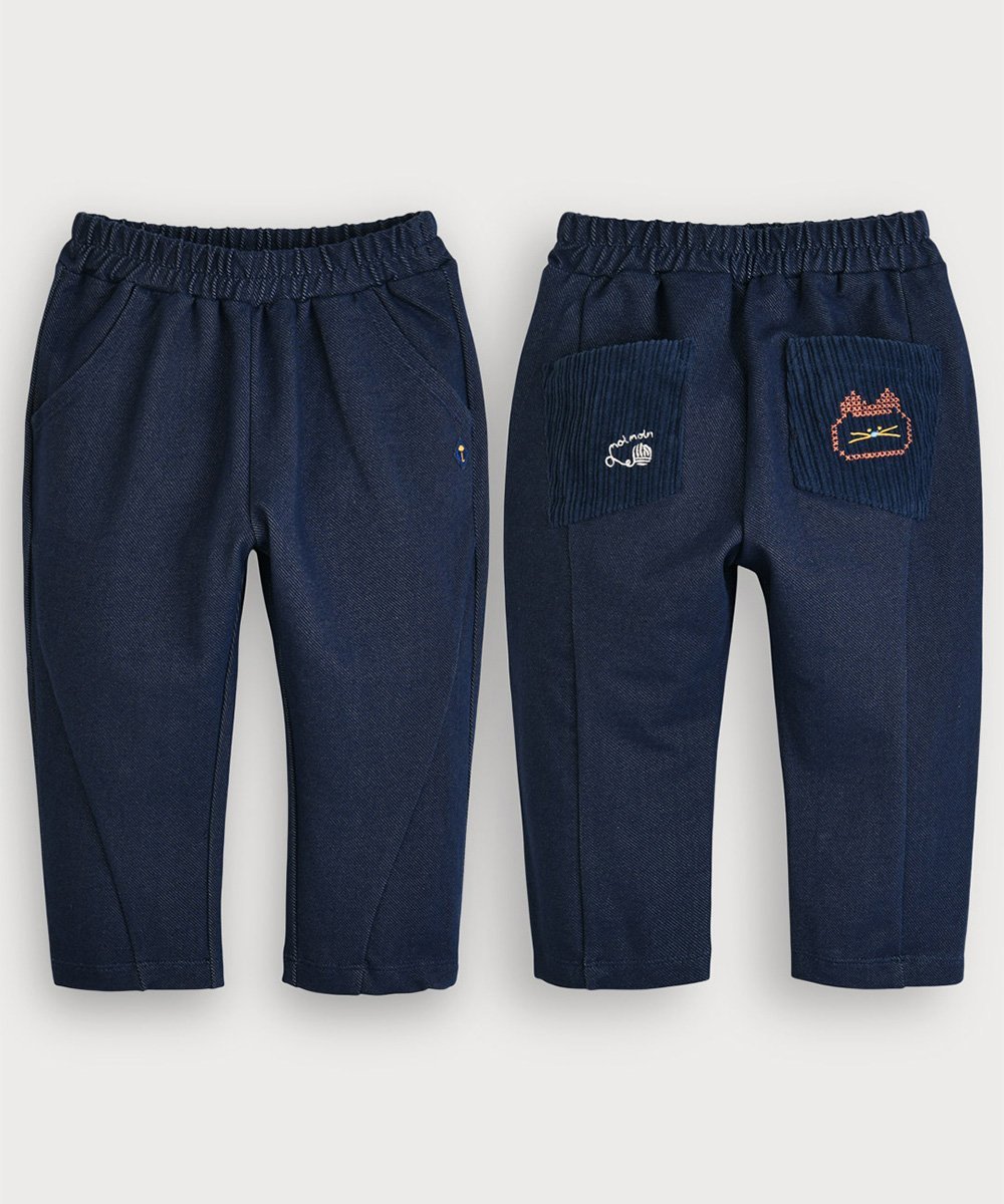 Джинсовые брюки Cat Twill Moimoln, Navy — фото 3