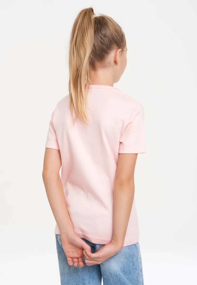 Logoshirt Футболка "Бэтгёрл" с крутым принтом спереди, розовый — фото 4