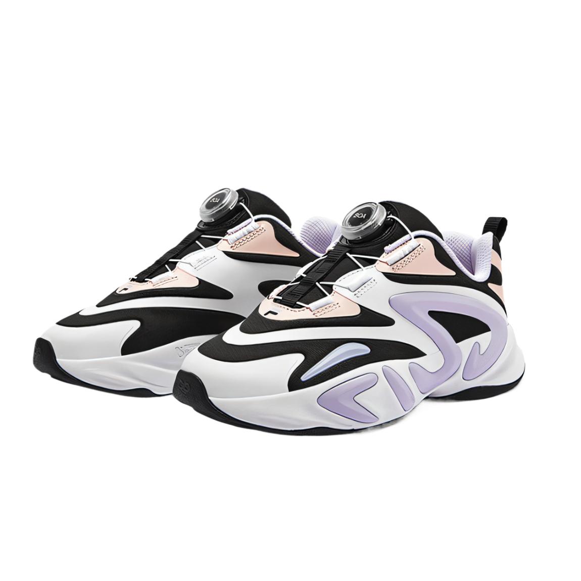 Низкие детские кроссовки для бега FILA KIDS, черный/белый — фото 3