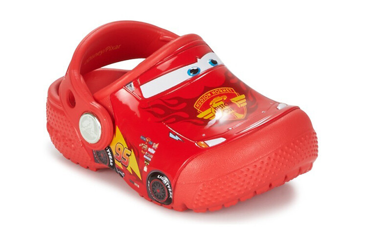 Классические детские сандалии Clog Kids красные Crocs — фото 4