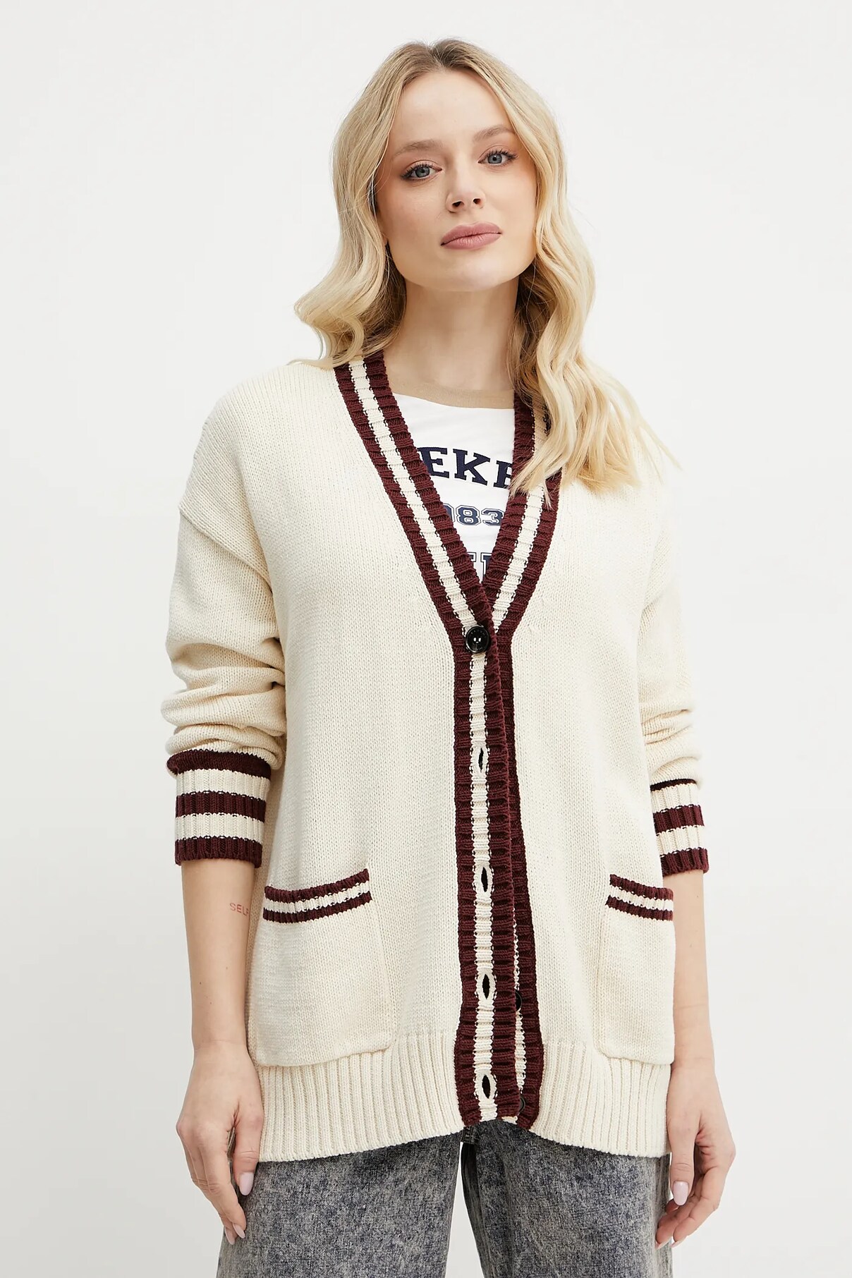 

Кардиган Weekend Max Mara, бежевый