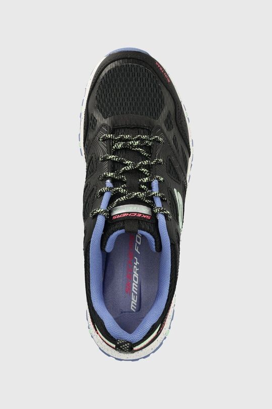 Кроссовки женские Skechers из натуральной кожи, черный — фото 4