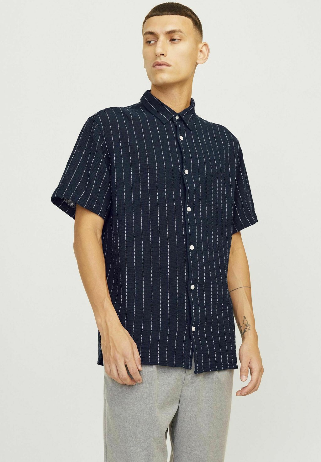 

Рубашка RELAXED FIT Jack & Jones, темно-синий