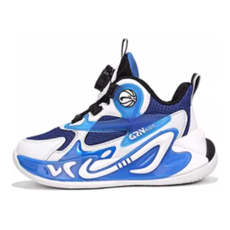 Баскетбольная обувь для детей K-Bird, цвет White/Royal Blue — фото 4