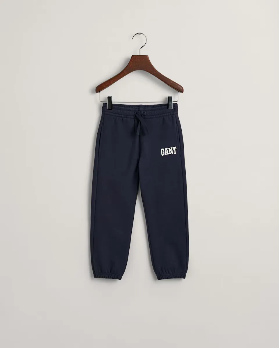 

Спортивные брюки с регулировкой на шнурке и боковыми карманами Gant, синий