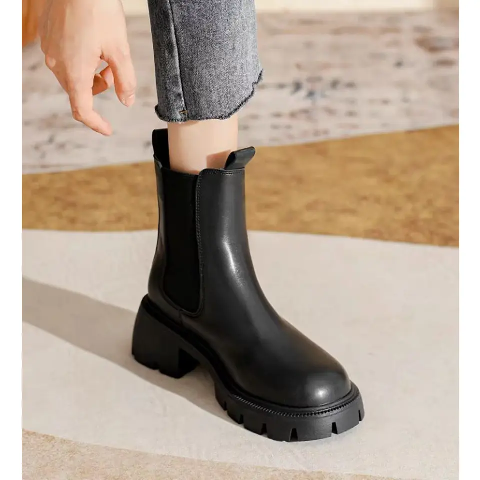 Xingdiman Коричневые женские Chelsea Boots, цвет Brown — фото 4