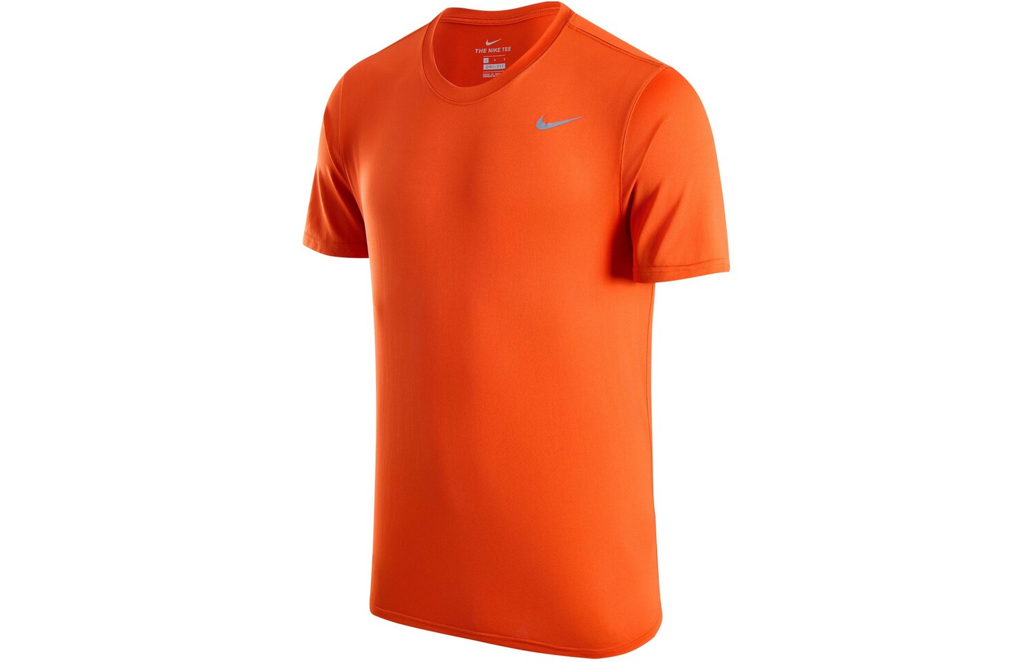 

Футболка мужская колледж оранжевый/холодный серый Nike, оранжевый/серый