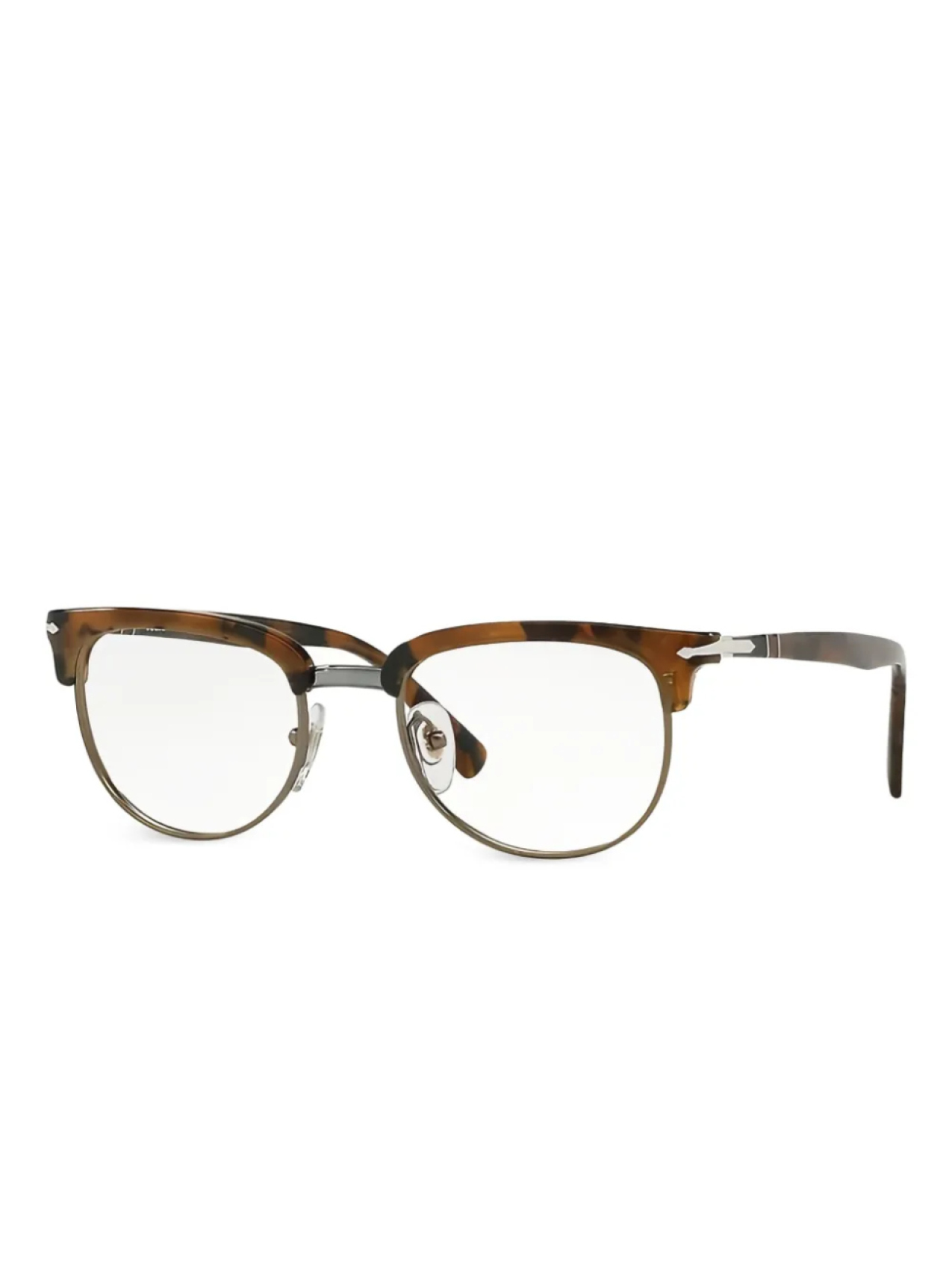 

Очки в геометрической оправе Persol, коричневый