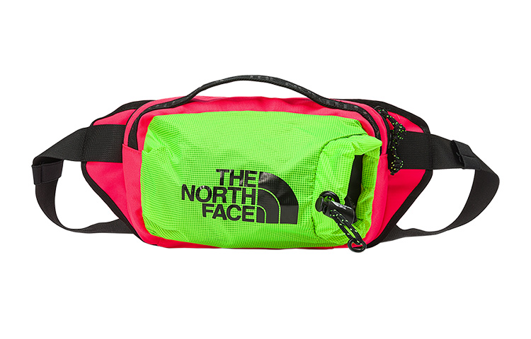 

THE NORTH FACE 3-литровый поясной рюкзак для активного отдыха из прочной ткани красно-зеленый унисекс