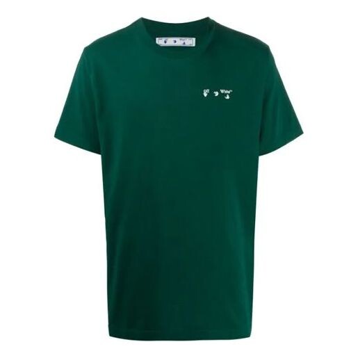 

Футболка mini logo short sleeve green Off-White, зеленый