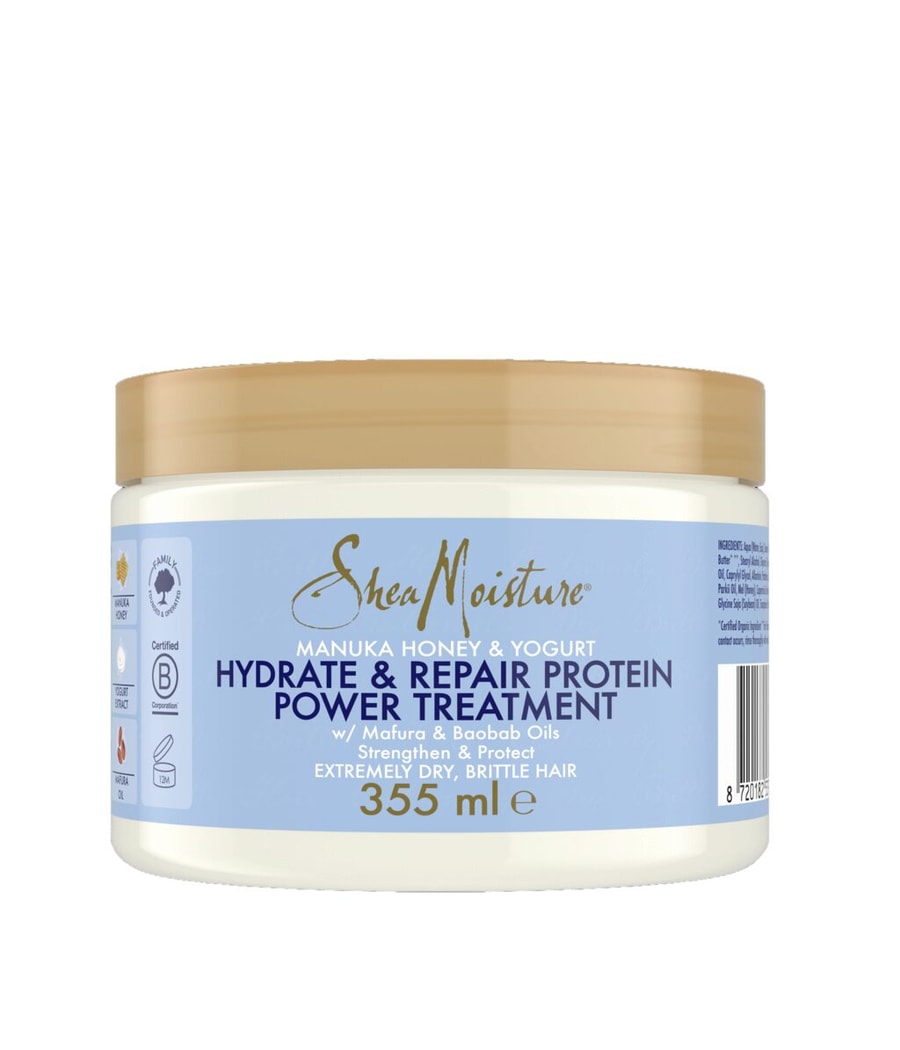 

Крем для волос Shea Moisture Manuka Honey & Yogurt Hydrate & Repair Intensive Protein Treatment Masque, 227 ml
