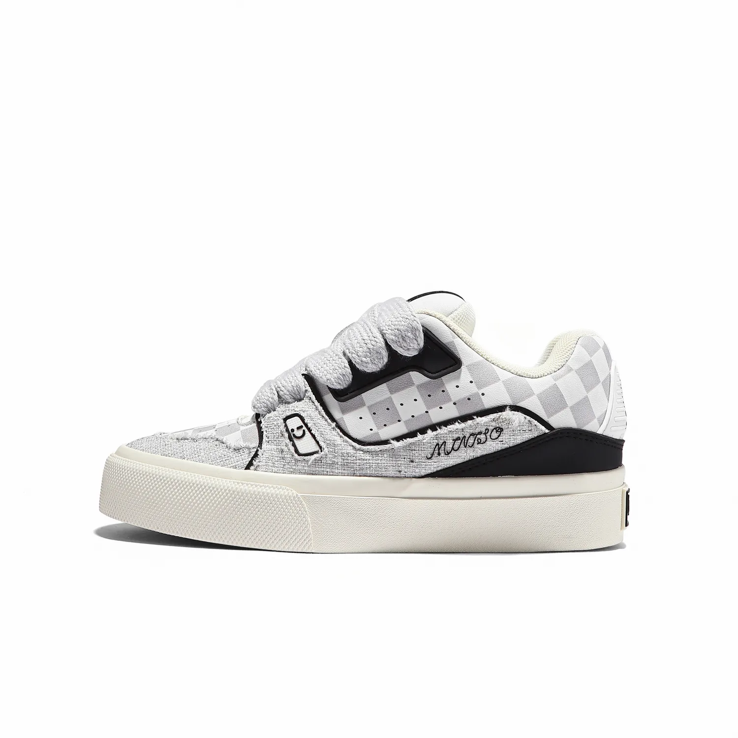 Кроссовки Low Top Skateboard Unisex MINISO, cashews черный (height-enhanced version)