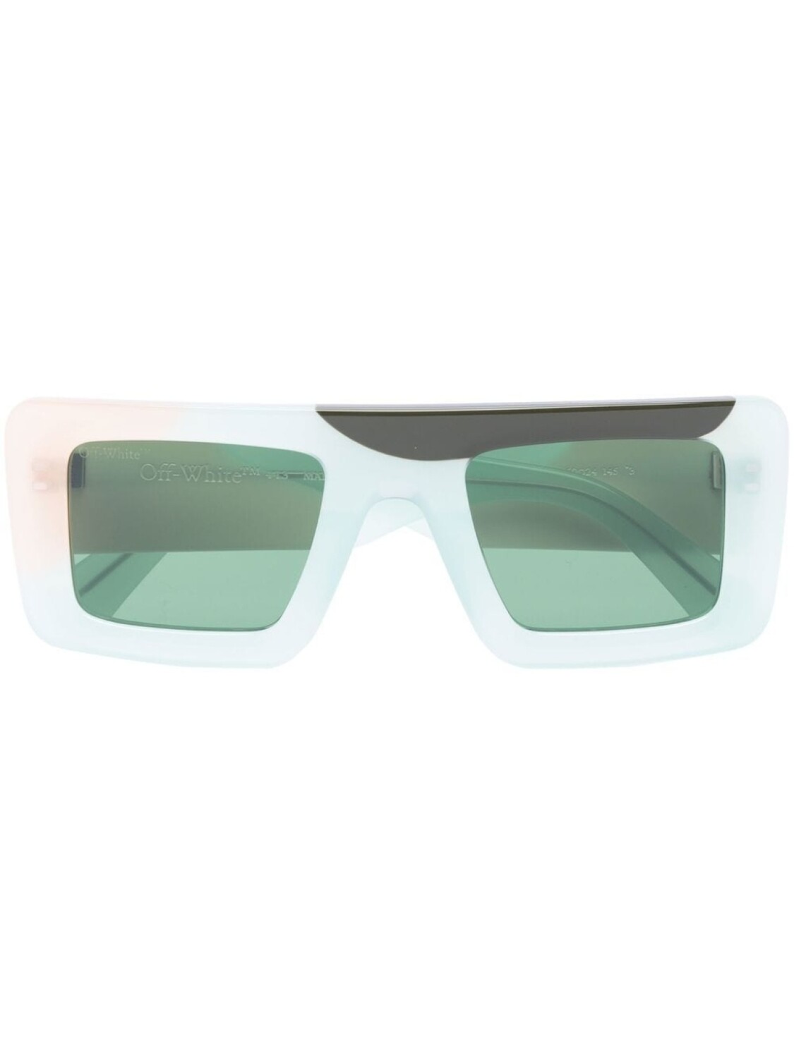 

Off-White Eyewear солнцезащитные очки Seattle в прямоугольной оправе, зеленый