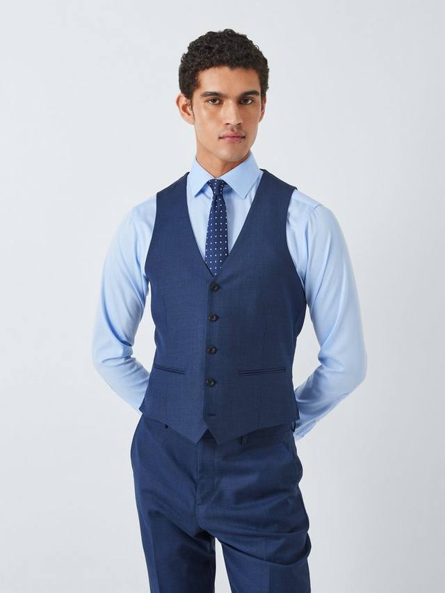 

Жилет для обычного костюма из кларендонской шерсти John Lewis, цвет Royal Blue