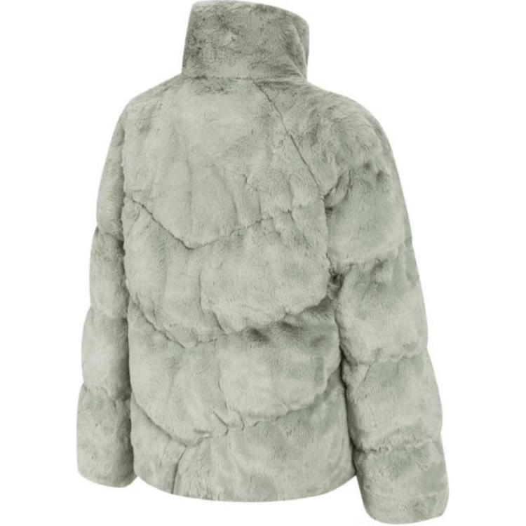 Nike Женская куртка пуховик светло-зеленого цвета, Light Green — фото 4