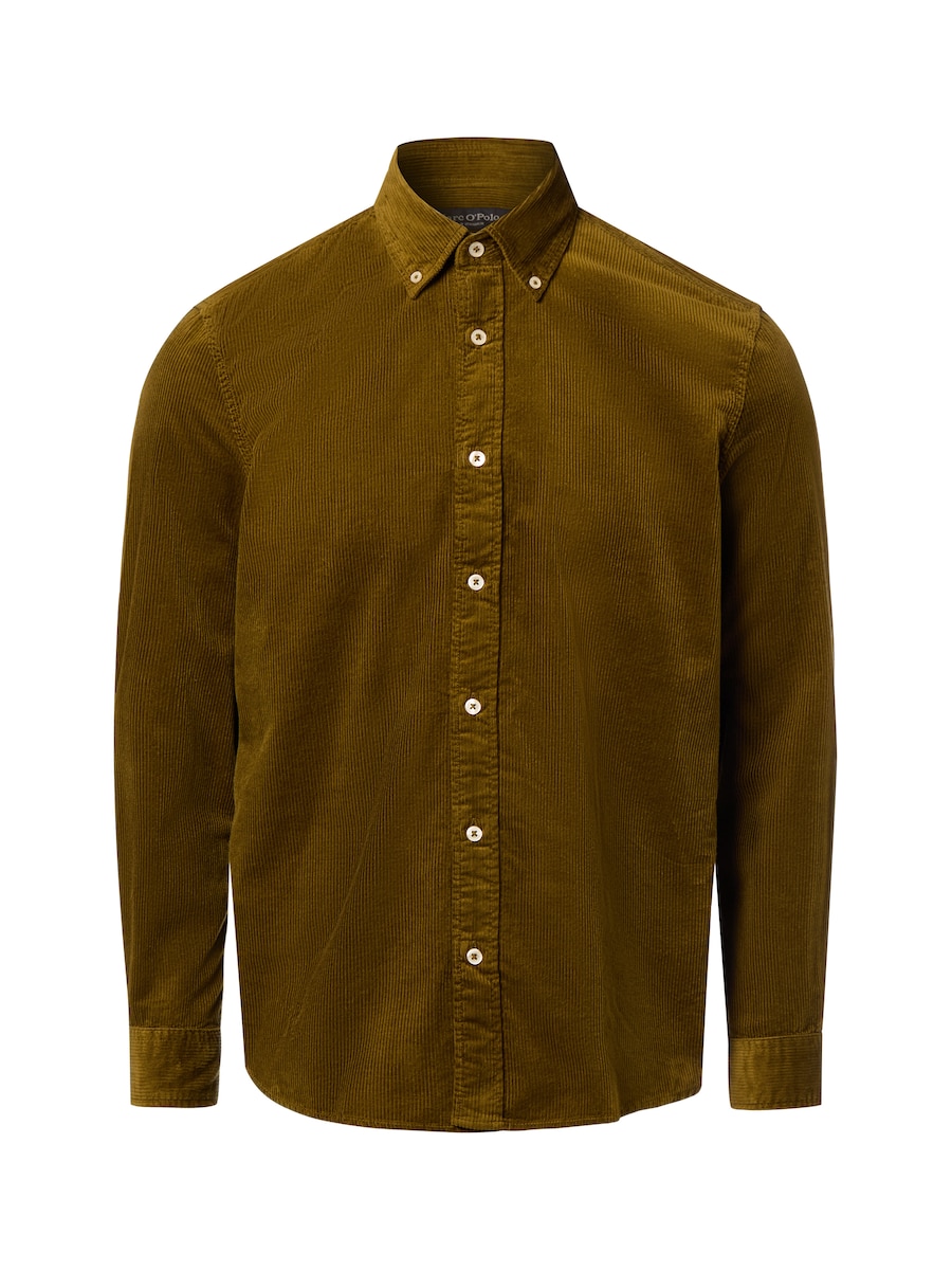 

Рубашка на пуговицах классического кроя Marc O'Polo, оливковый