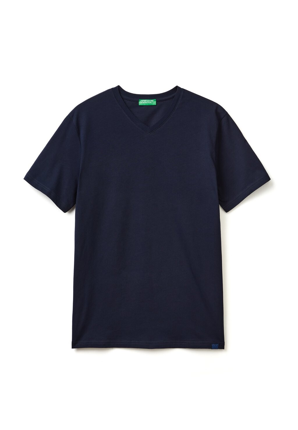 

Базовая футболка IN LONG FIBER United Colors of Benetton, темно-синий