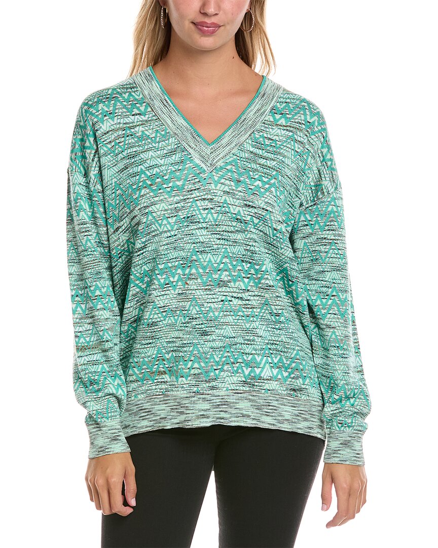 

Свитер Missoni, зеленый