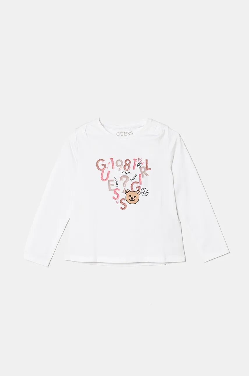 

Детская футболка с длинными рукавами Guess, белый