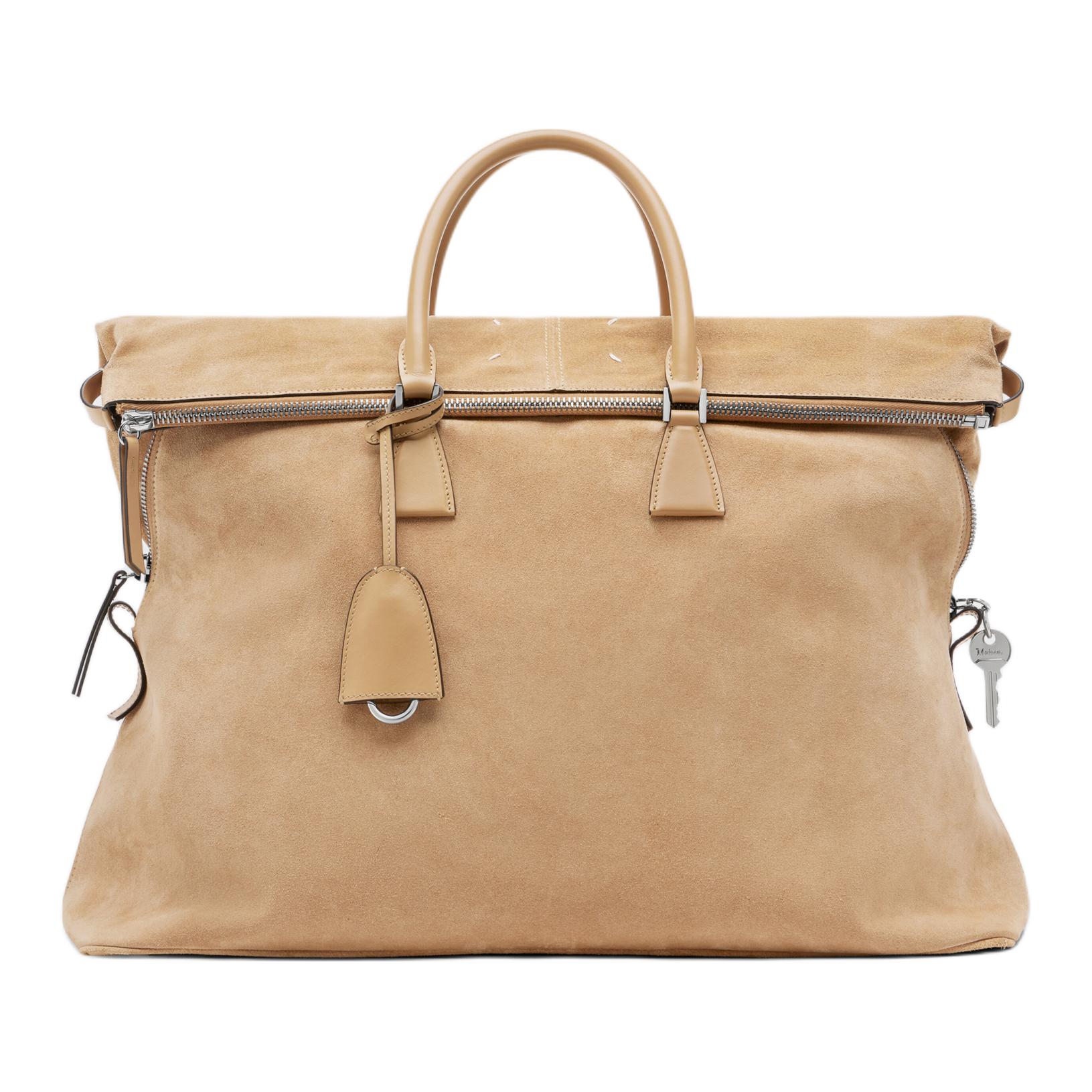 

Maison Margiela 5AC Calfskin One Shoulder Handbag Extra Large Women's Camel