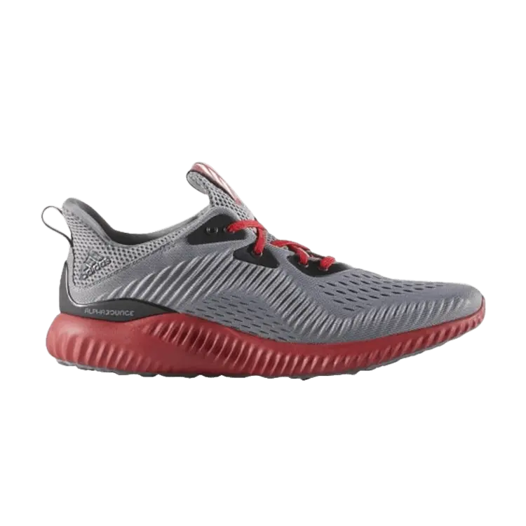 

Кроссовки adidas Alphabounce EM 'Grey Power Red', серый