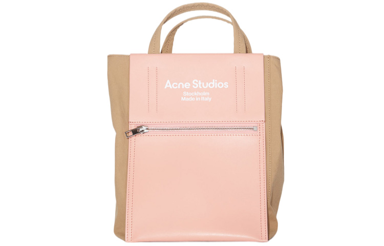 

Acne Studios Кожаная бумажная сумка, Tote Bag, Shopping Bag, Handbag, Crossbody Bag Mini Women's Brown/Pink