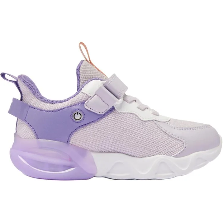 Детские повседневные кроссовки для дошкольников QIAODAN, Soft Gray Purple/Territorial Purple — фото 3