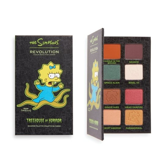 

Палетка теней для век Alien Maggie 8 Makeup Revolution, The Simpsons, розовый